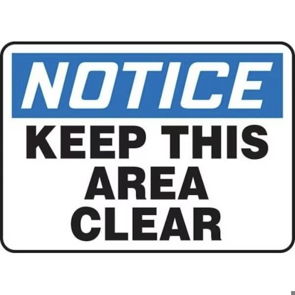 Accuform OSHA NOTICE Safety Sign KEEP THIS MVHR848XT MVHR848XT - main